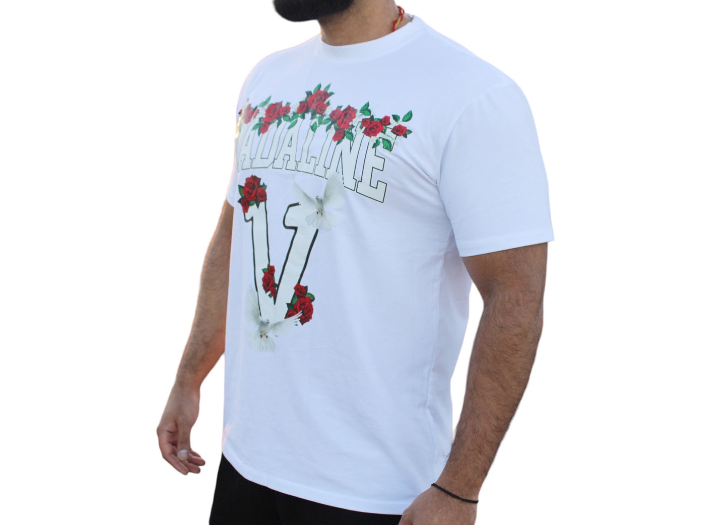 Vadaline White Floral Tshirt