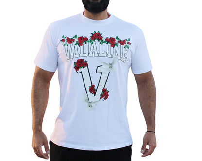 Vadaline White Floral Tshirt