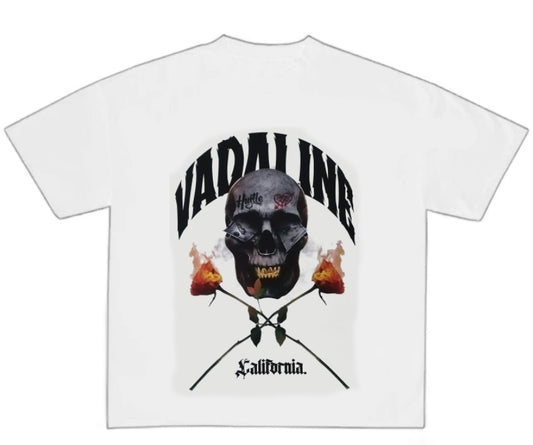 VADALINE SKULL WHITE T-SHIRT