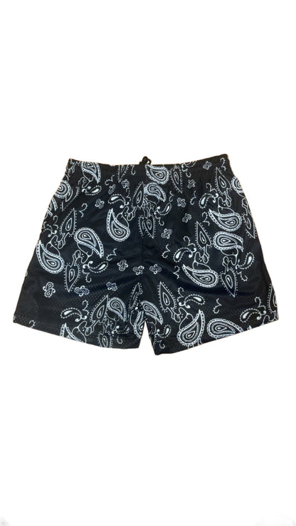 VADALINE BLACK PASILEY SHORTS