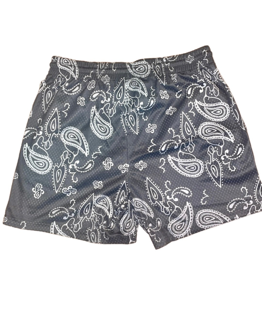 VADALINE GRAY PAISLEY SHORTS