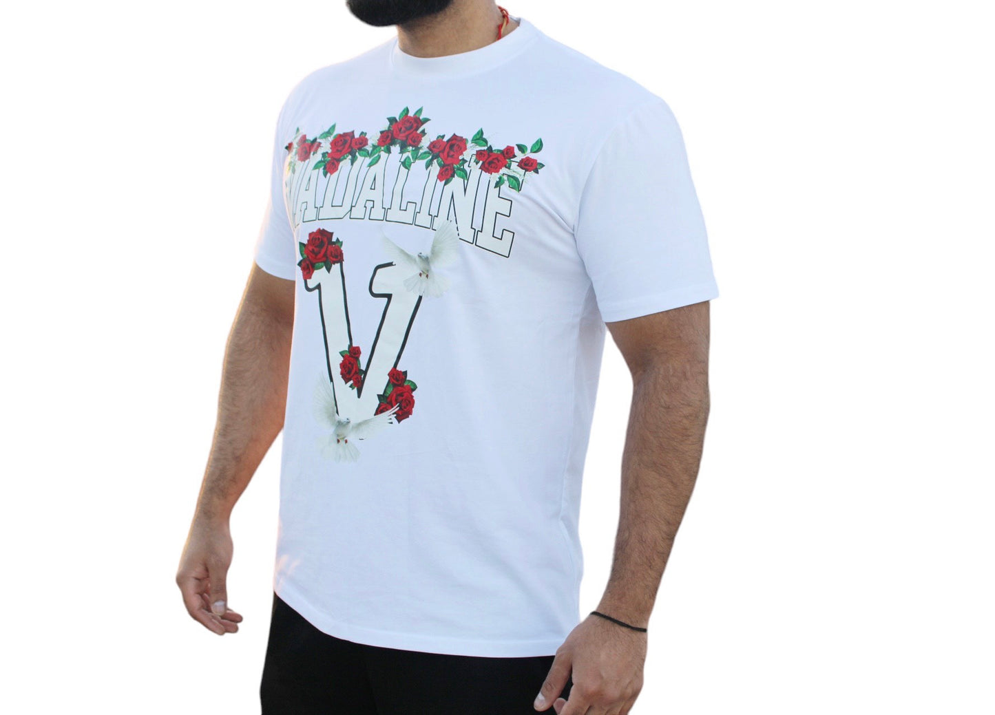 Vadaline White Floral Tshirt