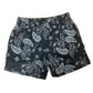 VADALINE BLACK PASILEY SHORTS