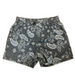 VADALINE GRAY PAISLEY SHORTS