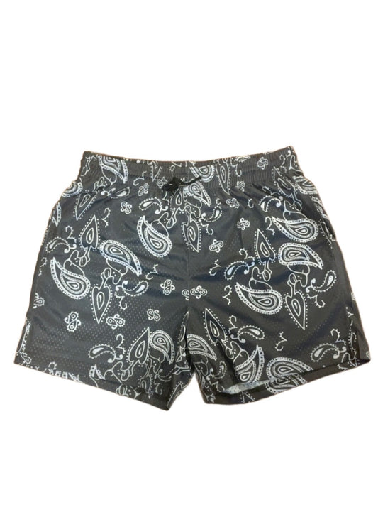 VADALINE GRAY PAISLEY SHORTS