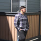 Relaxed Fit Black flannel shirt