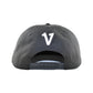 V Logo Black Snapback Hat