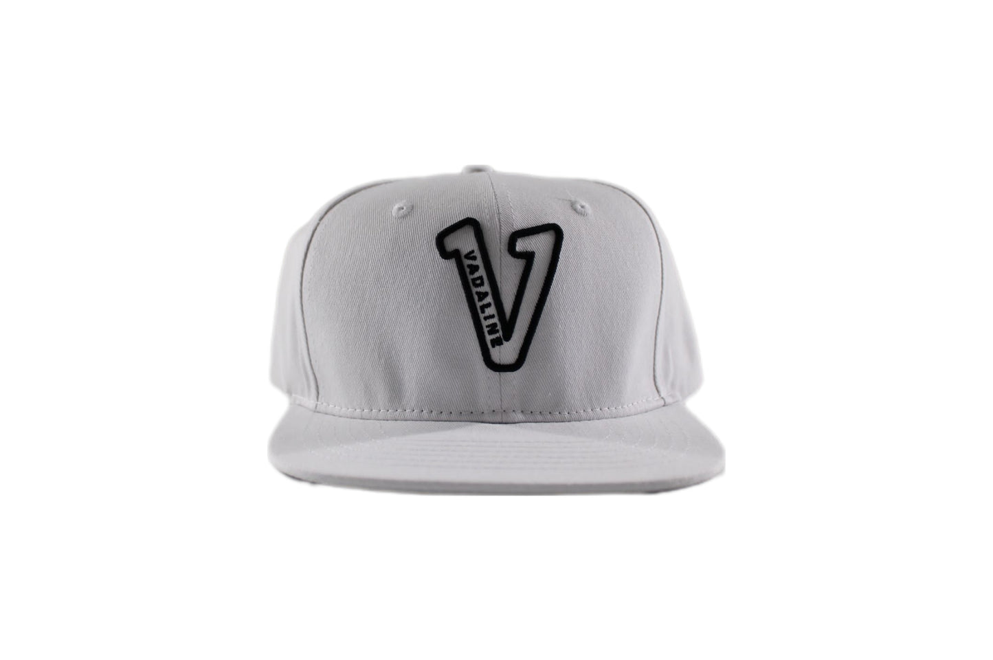 V Logo White/Black Snapback Hat