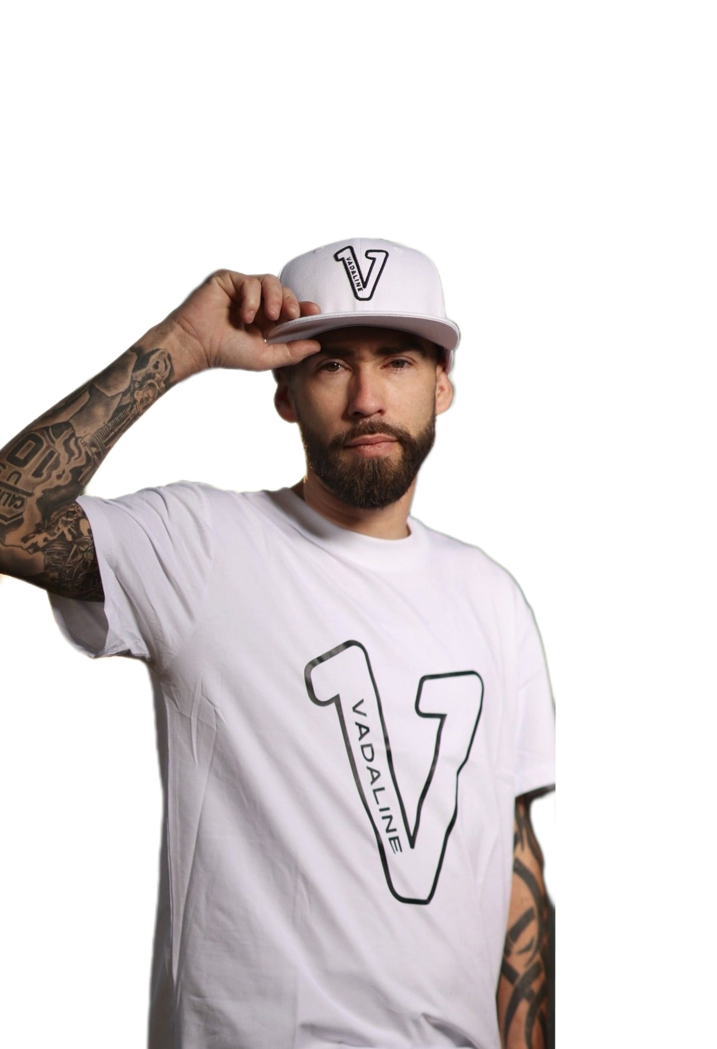 V Logo White T-shirt