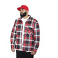 Relaxed Fit Red Flannel Shirt