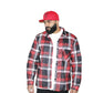 Relaxed Fit Red Flannel Shirt