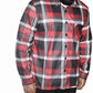 Relaxed Fit Red Flannel Shirt