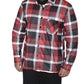 Relaxed Fit Red Flannel Shirt