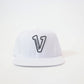 V Logo Red/Black Snapback hat